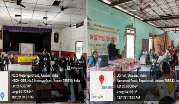 Two-day camp was organized on Womens’ Health and Hygiene 