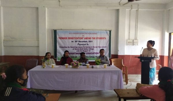 Awareness Programme on “Gender Sensitisation” among Students, 30-12-2021