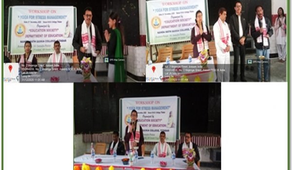 Workshop on “Yoga for Stress Management