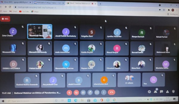 National Webinar organized by Sampriti Women's Cell (03/09/2021)